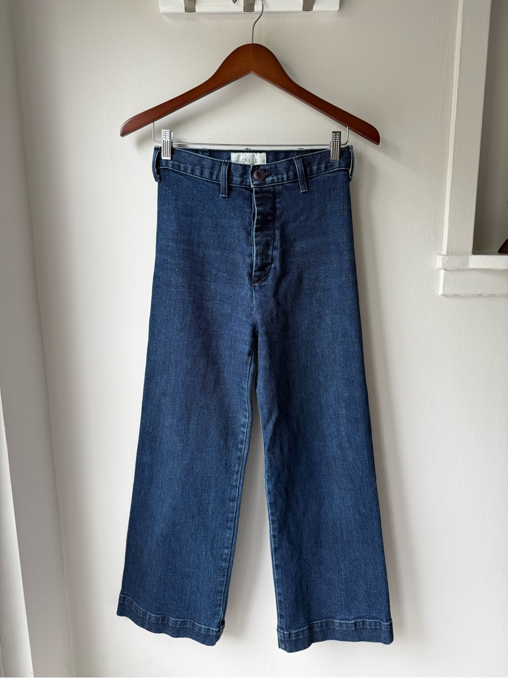 The Great Seafair Jeans in dark wash - size 25 (fits like a 26)